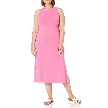 Elegant Gabriela High Neck Side Slit Maxi Dress for Women