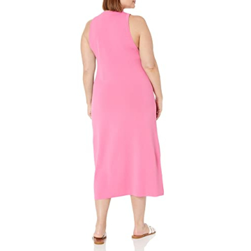 Elegant Gabriela High Neck Side Slit Maxi Dress for Women