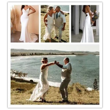 Elegant Mermaid Satin Prom Dress for Women