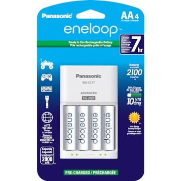 Panasonic eneloop Rechargeable Batteries & Charger Pack