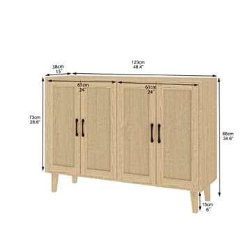 Elegant Panana Buffet Storage Cabinet for Stylish Living