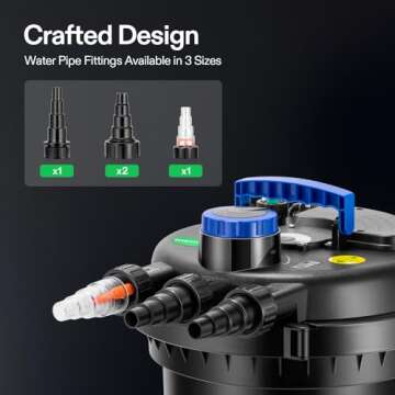 VIVOGROW Bio Pressure Pond Filter with UV Light