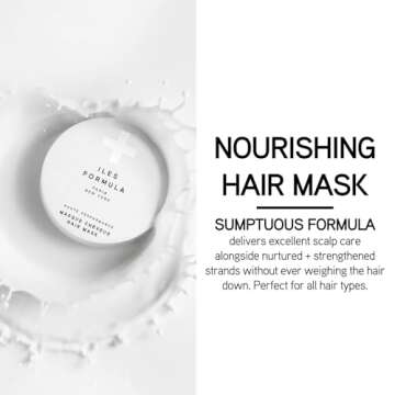 ILES FORMULA Haute Performance Hair Mask - Strengthen and Nourish All Hair Types - For Healthy Hair ...