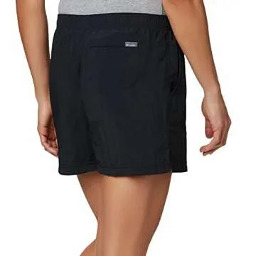 Columbia Women's Standard Sandy River Short, Black, Medium x 3