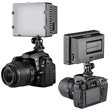 Neewer CN-216 216PCS LED Dimmable Ultra High Power Panel Digital Camera / Camcorder Video Light, LED Light for Canon, Nikon, Pentax, Panasonic, SONY, Samsung and Olympus Digital SLR Cameras