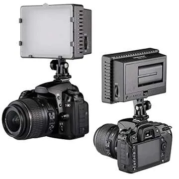 Neewer CN-216 216PCS LED Dimmable Ultra High Power Panel Digital Camera / Camcorder Video Light, LED Light for Canon, Nikon, Pentax, Panasonic, SONY, Samsung and Olympus Digital SLR Cameras