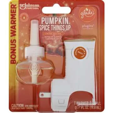 Glade PlugIns Refills Air Freshener Starter Kit, Scented and Essential Oils for Home and Bathroom, P...