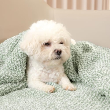 Snuggle Sac Heather Sage Green Throw Blanket for All Seasons