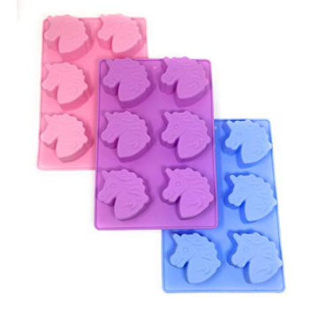 Unicorn Silicone Mold 3 Pack for Candy and Soaps