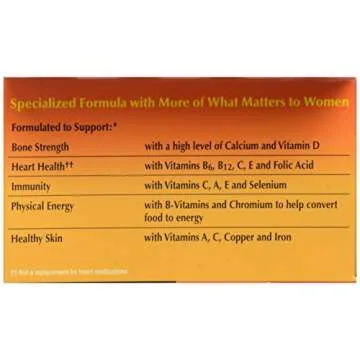 One A Day Women’s Multivitamin, Supplement with Vitamin A, Vitamin C, Vitamin D, Vitamin E and Zinc for Immune Health Support, B12, Biotin, Calcium & More, 100 count