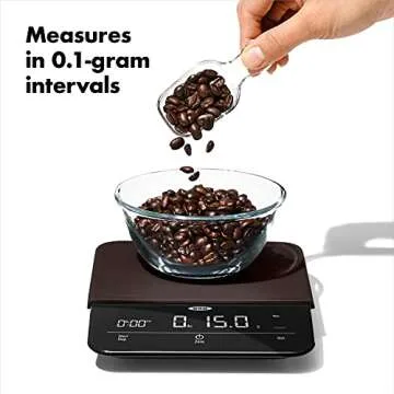 OXO BREW Precision Coffee Scale with Timer, Black