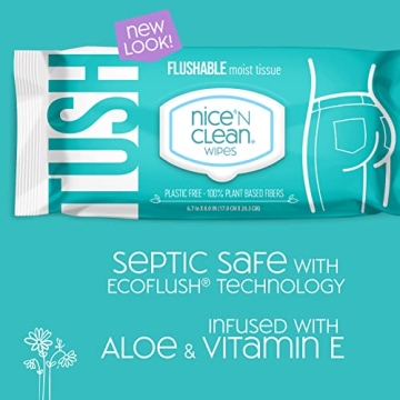 Nice 'n Clean Adult Flushable Wipes – Gentle & Eco-Friendly
