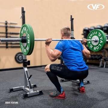 Valor Fitness BD-9 Squat Stand with Adjustable Features