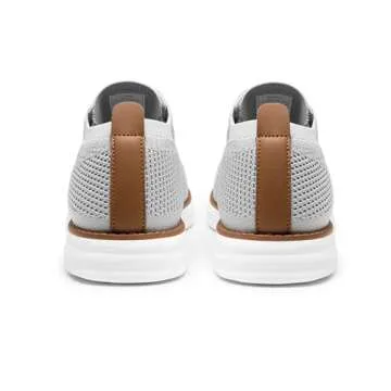 Bruno Marc Men's CoolFlex Breeze Mesh Sneakers Oxfords Lace-Up Lightweight Casual Walking Shoes,Size 11,01 Grey,Grand