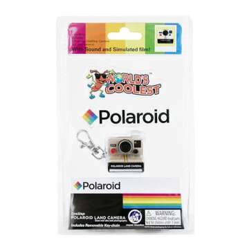 Worlds Smallest Polaroid Camera Keychain
