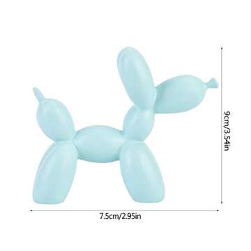 Balloon Dog Table Decor - Stylish Family Ornament in Blue
