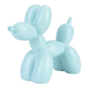Balloon Dog Table Decor - Stylish Family Ornament in Blue