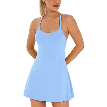 Ewedoos Women's Tennis Dress - Athletic & Stylish Workout Dress with Pockets