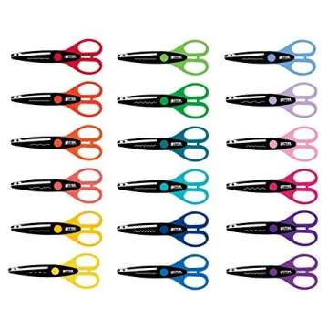 18-Piece Decorative Edge Scissors Set for Crafting
