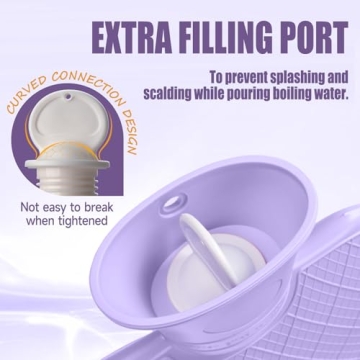 FORICOM Fuzzy Hot Water Bottle - Cozy & BPA-Free Comfort