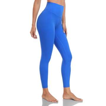 HeyNuts Yoga Pro 7/8 Leggings - High Waisted Buttery Soft Pants for Ultimate Comfort