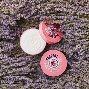 Soap & Glory Perfect Zen Body Souffle - Indulgent Whipped Body Cream & Hydrating Pose Shower Body Moisturizer - Sweet Almond, Argan Oils & Cocoa Butter Body Cream for Refreshed Dry Skin (300ml)