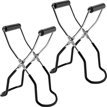 Eeoyu Canning Jar Lifter Tongs - Stainless Steel - 2 Pieces