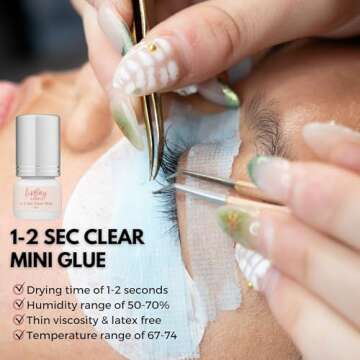 LivBay Lash Glue Mini - 5 Weeks Retention & Quick Dry