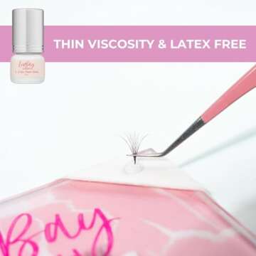 LivBay Lash Glue Mini - 5 Weeks Retention & Quick Dry