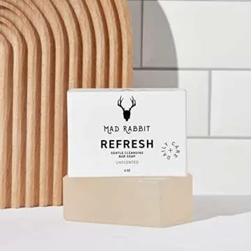 Mad Rabbit Refresh Gentle Coconut Based Cleansing Soap, 2 Pack - Tattoo Aftercare, Cleansing Ingredients, Made For All Skin Types, New Tattoo Healing & Hydrating Formula