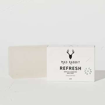 Mad Rabbit Refresh Gentle Coconut Based Cleansing Soap, 2 Pack - Tattoo Aftercare, Cleansing Ingredients, Made For All Skin Types, New Tattoo Healing & Hydrating Formula