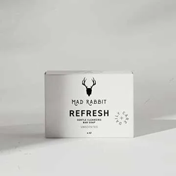 Mad Rabbit Refresh Gentle Coconut Based Cleansing Soap, 2 Pack - Tattoo Aftercare, Cleansing Ingredients, Made For All Skin Types, New Tattoo Healing & Hydrating Formula