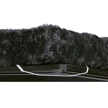 Cozy Cinnamon Pet Bed with Bolster for Cats