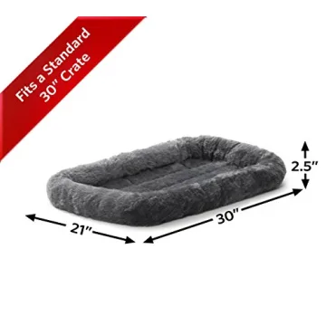 Cozy Cinnamon Pet Bed with Bolster for Cats