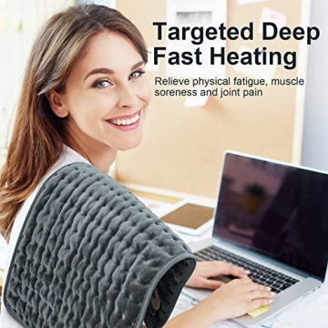 Electric Heating Pad for Back Pain Relief and Relaxation