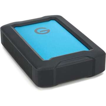 G-Technology 5TB ArmorATD All-Terrain Rugged Portable External Hard Drive - USB-C, USB 3.1 Gen 1 - 0...