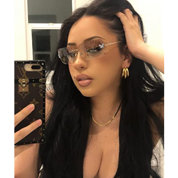 Trendy Y2K Rectangle Sunglasses for Stylish Women