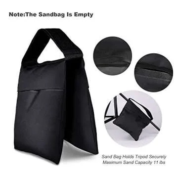 PHOPIK Photo Studio Backdrop Stand, 10ft Adjustable Photo Background Holder, Back Drop Banner Stand Support System Kit for Portrait & Studio Photography, Birthday Party