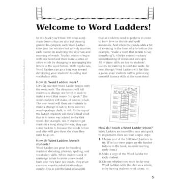Daily Word Ladders: Grades 4-6: 100 Reproducible Word Study Lessons That Help Kids Boost Reading, Vo...