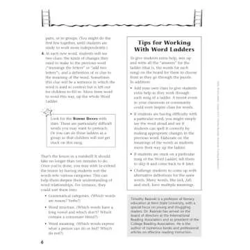 Daily Word Ladders: Grades 4-6: 100 Reproducible Word Study Lessons That Help Kids Boost Reading, Vocabulary, Spelling & Phonics Skills--Independently!
