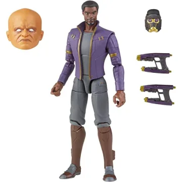 Marvel Legends Series 6-inch Scale Action Figure Toy T'Challa Star-Lord with Accessories