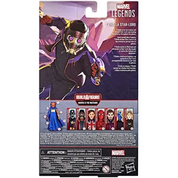 Collectible Marvel Legends T'Challa Star-Lord Action Figure