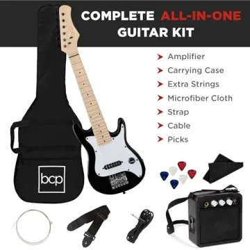 Kids Electric Guitar Starter Kit with 5W Amplifier
