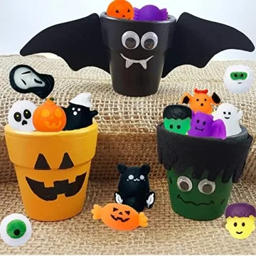24 PCS Halloween Mochi Squishy Toys Party Favors Kids