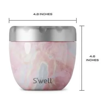 S'well Eats Insulated Food Bowls with Stunning Geode Rose