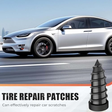 Tire Repair Rubber Nails Kit with 2 Sizes, 2026 New Vacuum Tire Repair Rubber Nail, Tire Rubber Nail...