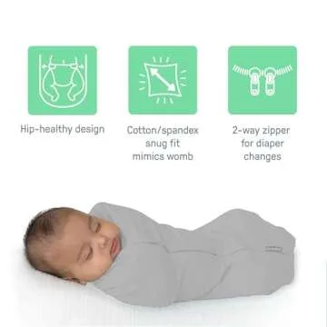 SwaddleMe Compression Swaddle Pod for Infants 0-2 Months