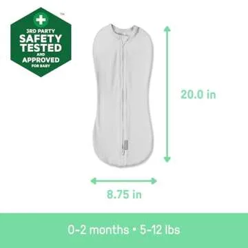 SwaddleMe Compression Swaddle Pod for Infants 0-2 Months