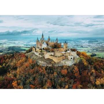 Ravensburger Puzzle 12000791 - Burg Hohenzollern - 1000 Teile Puzzle für Erwachsene from 14 Years