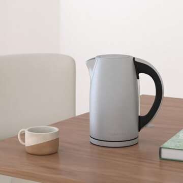 Cuisinart JK-17P1 Cordless Electric Kettle - Fast Boiling 1.7L Capacity